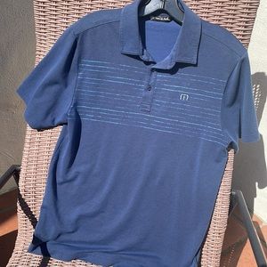 Travis Mathew broken chest stripe polo